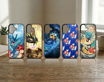 Sea Dragon Phone Case Red Koi Evolution Cover for iPhone 17 16 15 14 13 Pro Max Samsung S26 S25 Ultra Great Wave Gamer Gift