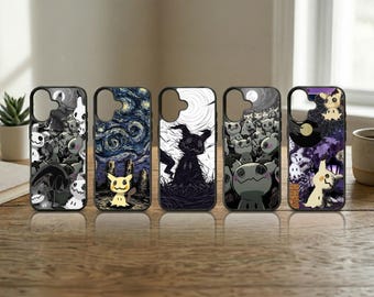 Spooky Ragdoll Phone Case Ghost Fairy Cover for Samsung S25 S24 Ultra iPhone 17 16 15 14 13 Pro Max Creepy Cute Kawaii Anime Gift