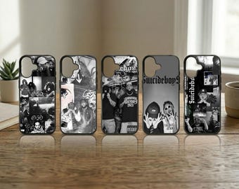 Dark Trap Duo Phone Case Underground Rap Cover for iPhone 17 16 15 14 13 Pro Max Samsung S26 S25 Ultra Grunge Hip Hop Gift