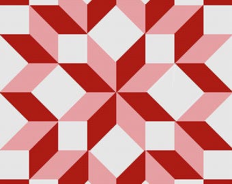 Carpenter Wheel Afghan SC or TSS Crochet Pattern, Graph and Written Row by Row Included