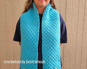 Cow Scarf C2C Crochet Pattern, Graph and Written Row by Row Included
