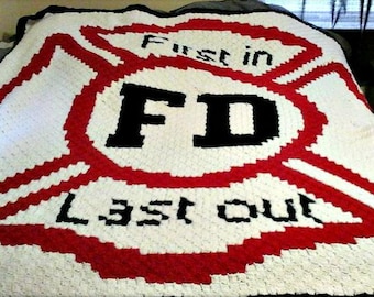Maltese Cross afghan, C2C Crochet Pattern, Written Row Counts, C2C Graphs, Corner to Corner, Crochet Pattern, C2C Graph