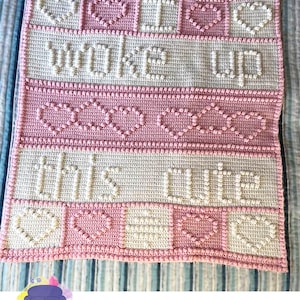 Bobble Stitch Crochet Afghan Pattern: Row by Row Written Instructions (Digital Download)