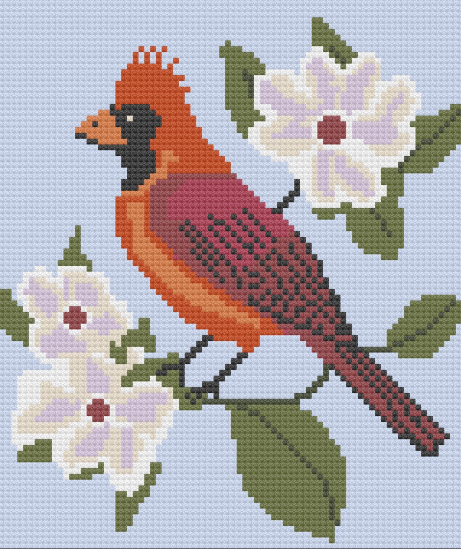 Louisville Cardinals Crochet Pattern Afghan Graph - Loopaghans