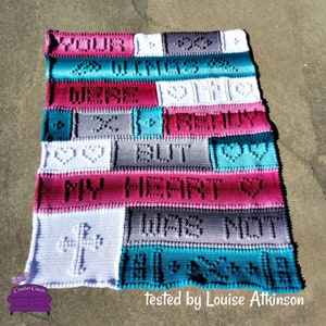 Wings Afghan Bobble Stitch Crochet Pattern: Written Row by Row (Instant Download)