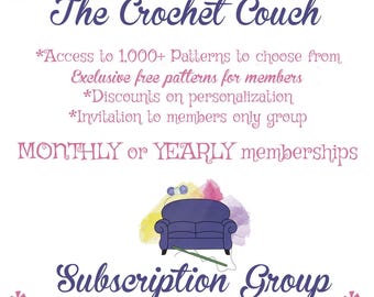 The Crochet Couch Pattern Subscription