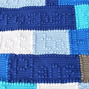 Jeremiah 29:11 Afghan, Bobble Crochet Pattern, Graph and Written Row by Row Included image 2