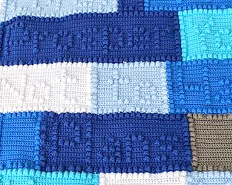 Jeremiah 29:11 Afghan, Bobble Crochet Pattern, Graph and Written Row by Row Included image 2