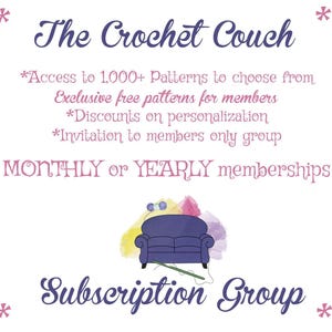 The Crochet Couch Pattern Subscription