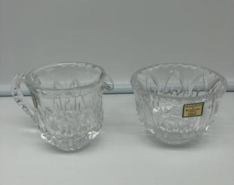 Marquis waterford crystal creamer and sugar NIB