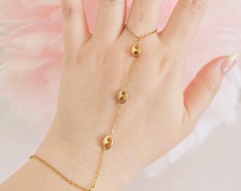 Cadena de mano de eslabones y bucles