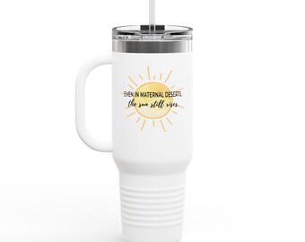 Tazza termica da viaggio iRoar con logo / bicchiere termico in acciaio inox da 40 oz