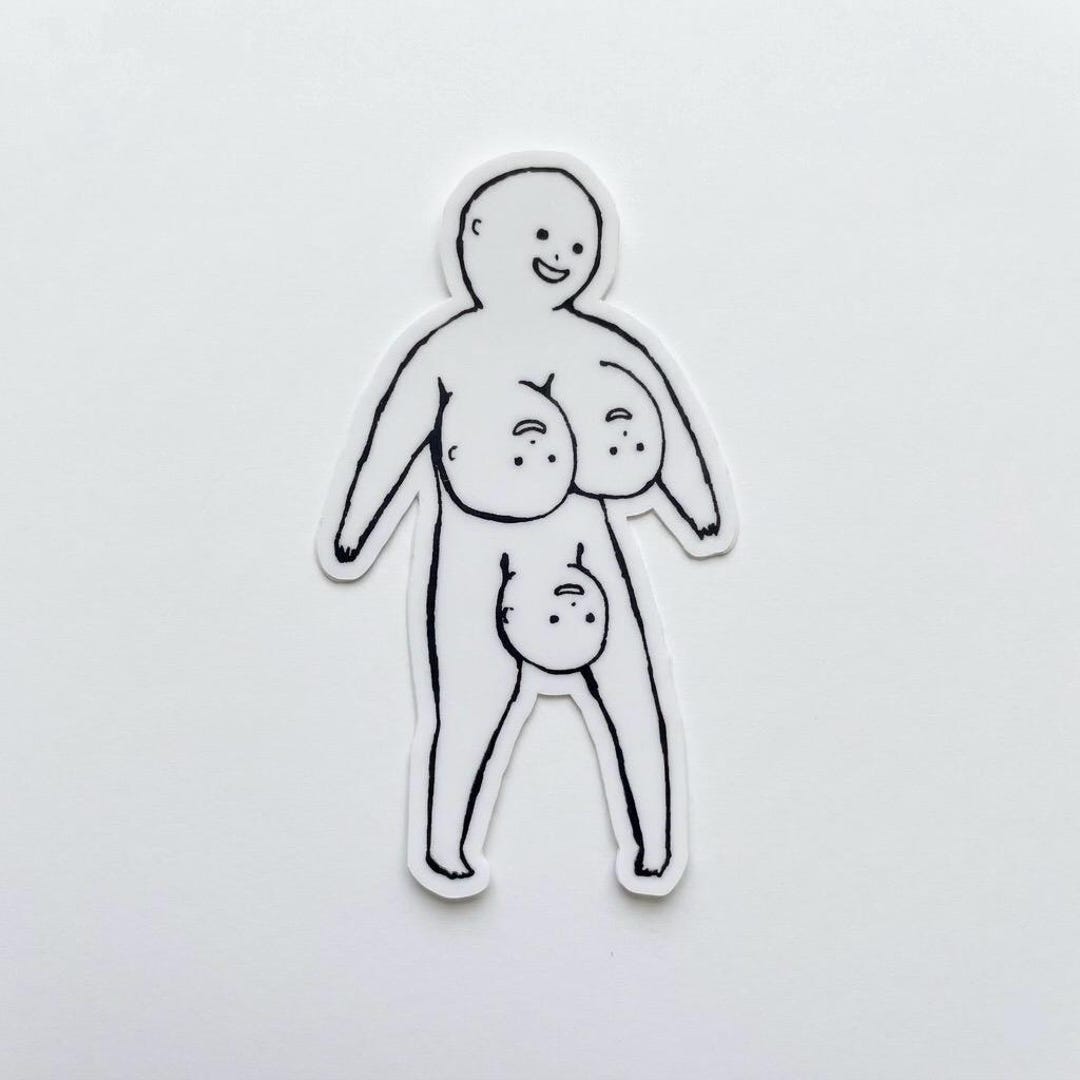 Body Positive Sticker | Self Love Vinyl Art | Waterproof Eco-friendly ...