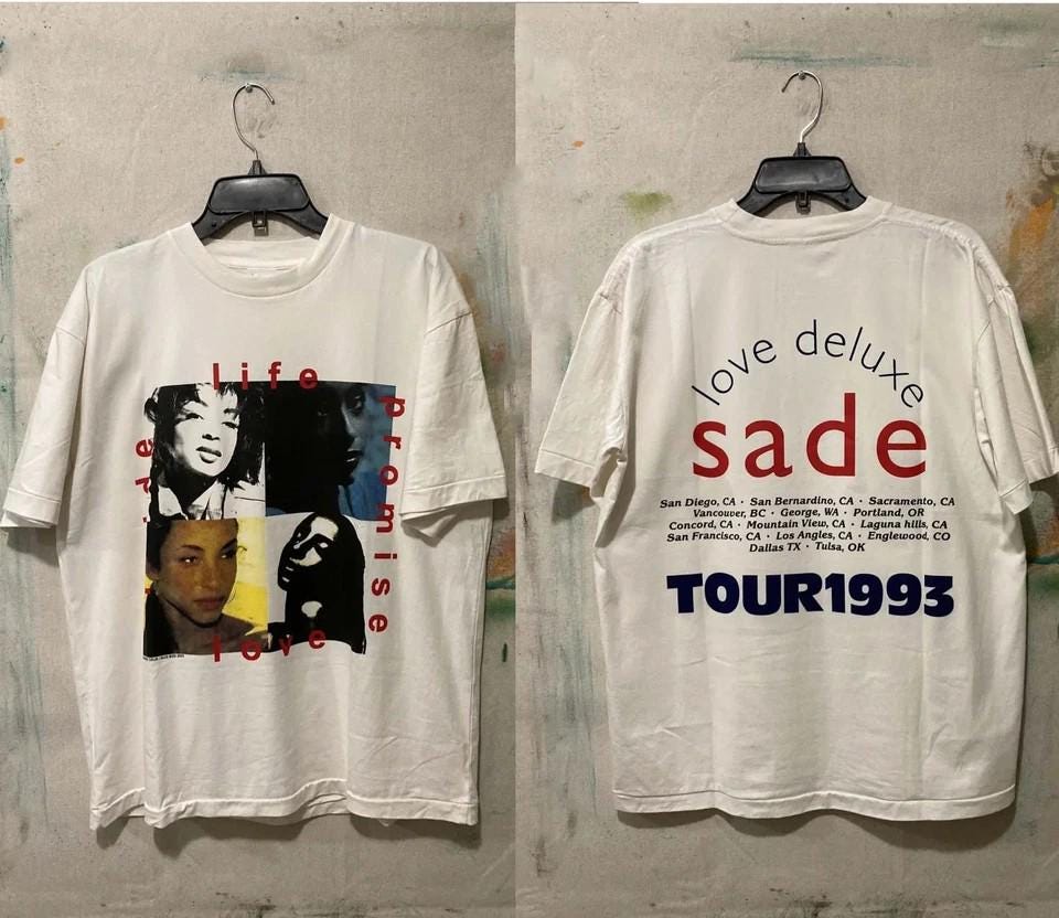 Vintage sade t shirt - Etsy 日本