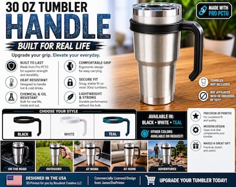 Copo térmico de 30 oz com alça