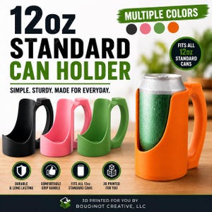 12oz Beverage Can Holder – 3D Printed image 1