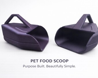 Cuchara medidora moderna para comida de mascotas