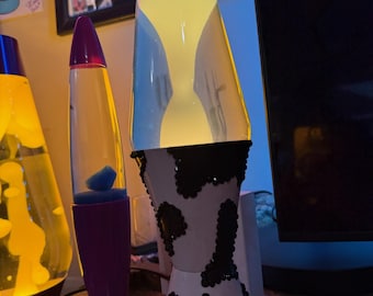 Cow Print Lava Lamp