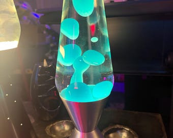 Custom blue 52oz/16.3in lava lamp