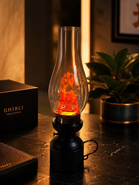 Lampe calcifer – le château ambulant