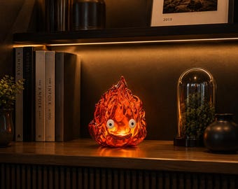 Lampe calcifer – le château ambulant