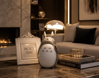 Ghibli Totoro Lamp – Japanese Anime Night Light, Cozy Desk Decor