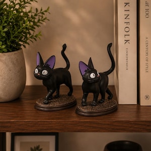 Lot de 6 Figurines Jiji – Kiki la Petite Sorcière (Ghibli) image 4