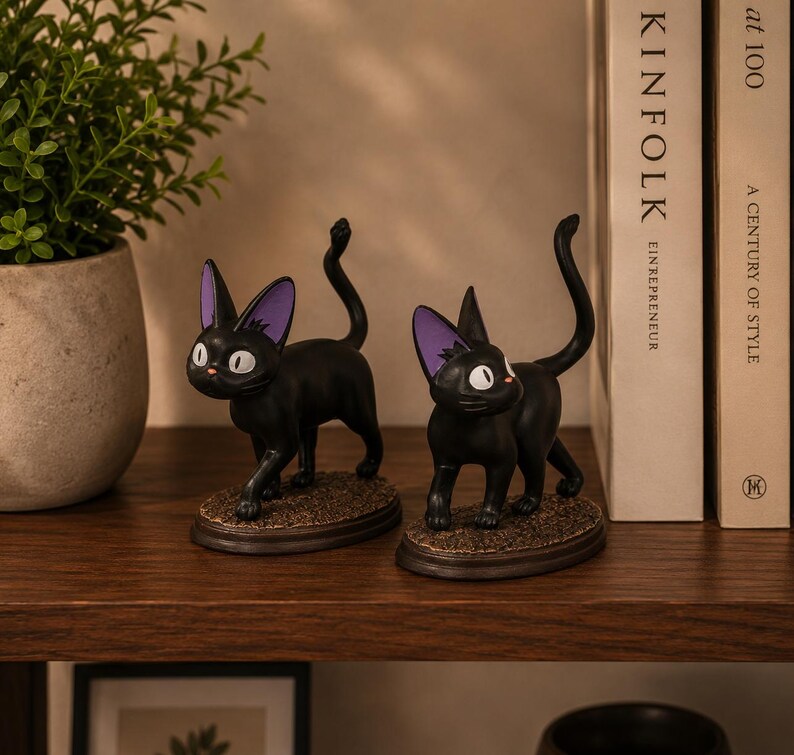 Lot de 6 Figurines Jiji – Kiki la Petite Sorcière (Ghibli) image 4
