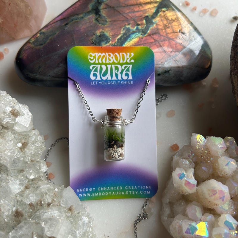 Terrarium Necklace - Etsy