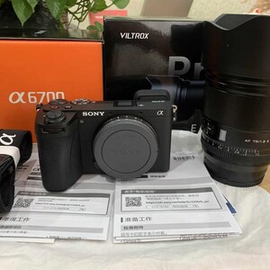 Sony A6700 Mirrorless Camera with Viltrox 75mm f/1.2 PRO Lens – 26MP APS-C, 4K 120p, AI Autofocus, Excellent Condition