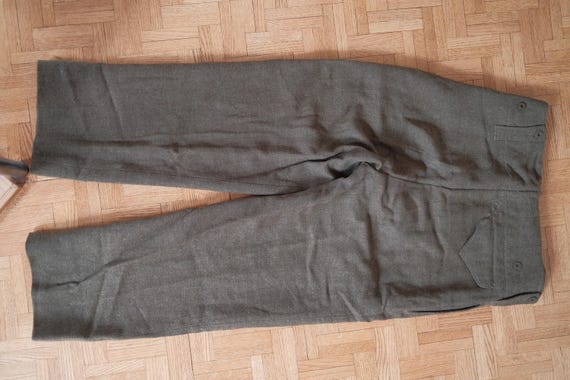 Vintage 1951 Canadian Army Battle Dress Trousers – S. Rubin Ltd. – Size 5