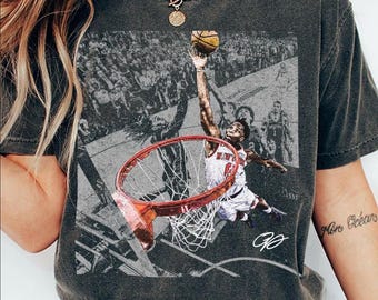 Camiseta OG Anunoby Basketball Comfort Colors, camiseta de baloncesto de Nueva York