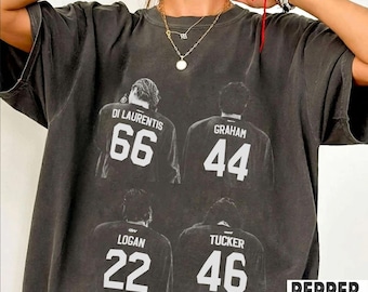 Camiseta de Garrett Graham, Camiseta de hockey de Briar, Camiseta Graham 44 de la Universidad de Briar, Camiseta Off Campus, Camiseta Hockey Romance, Camiseta de hockey del campus