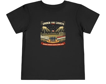 Under the Lights Stadium Baseball Retro Toddler Shirt