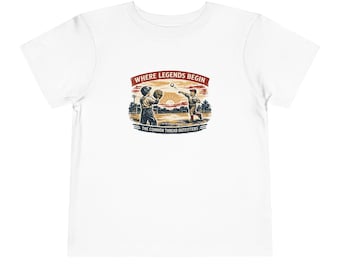 Toddler Tee - "Where Legends Begin" Vintage Sunset Kids Shirt