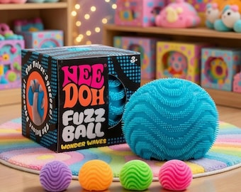 NeeDoh Fuzz Ball Mystery Squishy Sensory Fidget Toy (Blind Box)