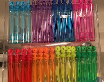 Rainbow Bubble Wand Set: The Ultimate Summer Party Must-Have!