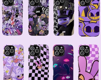 The Amazing Digital Circus Case – Jax and Pomni Glitch Core – Impact Protection for iPhone/Samsung