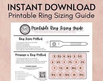 ring sizer etsy