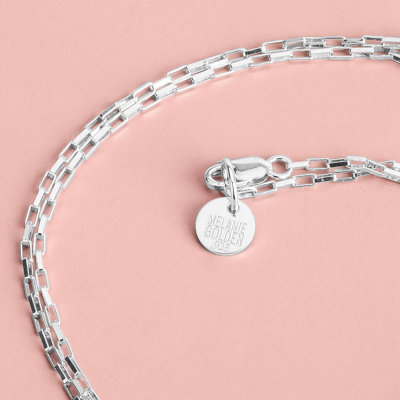 Box Chain Bracelet | Dainty & Delicate Modern Sterling 925  display picture 1