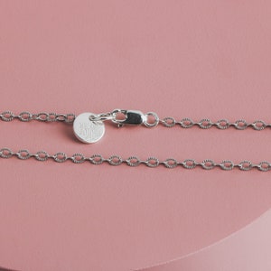 Sunburst Chain Necklace Dainty & Delicate Sterling Silver Minimalist Necklace Perfect for Layering Choker Necklace Simple Everyday image 6