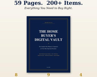 Liste de contrôle pour l'acheteur d'une maison | Guide du premier achat | Inspection, fermeture, maintenance (téléchargement numérique)