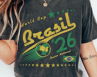 Brasil Soccer World Cup Comfort Colors Shirt