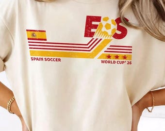 Spain Soccer World Cup Comfort Colors Shirt
