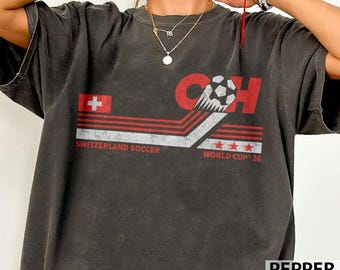 Switzerland Soccer World Cup Comfort Colors Shirt