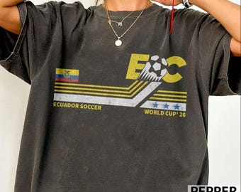 Ecuador Soccer World Cup Comfort Colors Shirt
