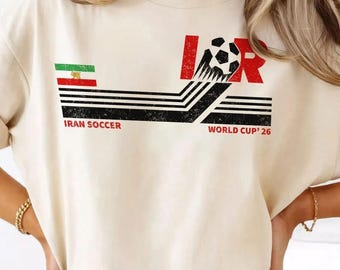 Iran Soccer Soccer World Cup Comfort Colors Shirt