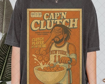 Captain Clutch Jalen Brunson Knicks Comfort Colors Shirt, New York Basketball T-Shirt