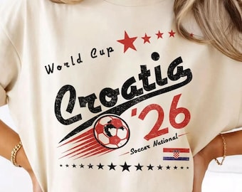 Croatia Soccer World Cup Comfort Colors Shirt