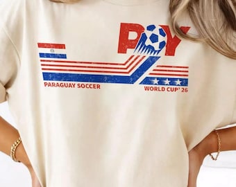 Paraguay Soccer World Cup Comfort Colors Shirt